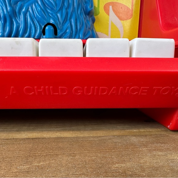 Vintage 1976 Sesame Street Cookie Monster Piano Toy - Picture 4 of 9